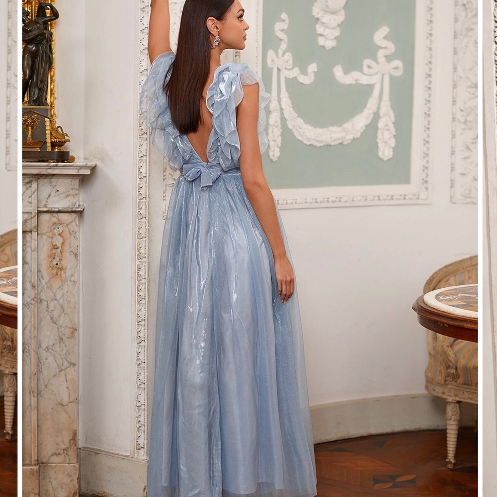 Alamour the label blue aurora dress